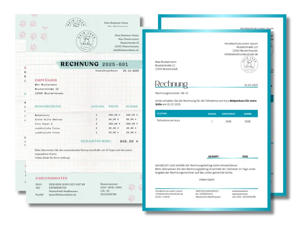 Canva ohne Chaos – Rechnungen und komplexe Dokumente erstellen Mini Kurs von Großstadtwolf Webdesign